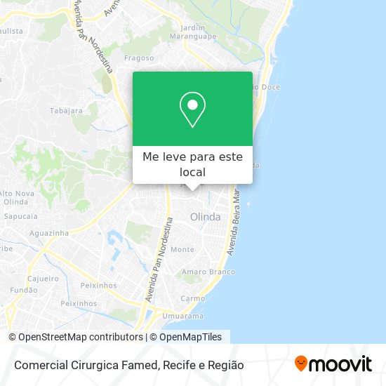 Comercial Cirurgica Famed mapa