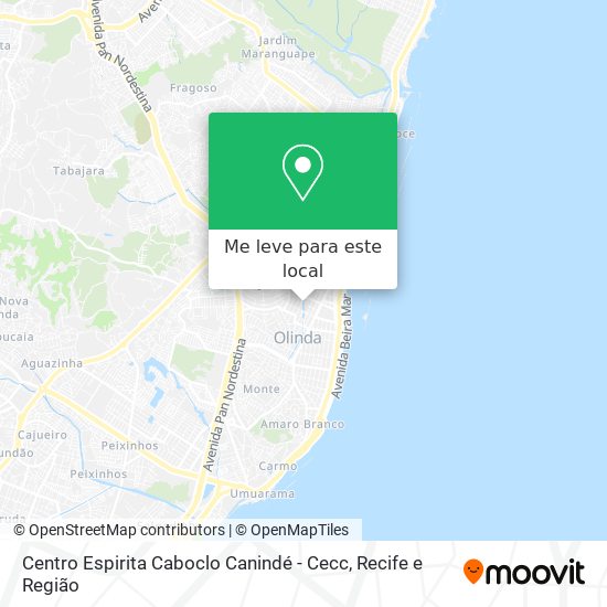 Centro Espirita Caboclo Canindé - Cecc mapa