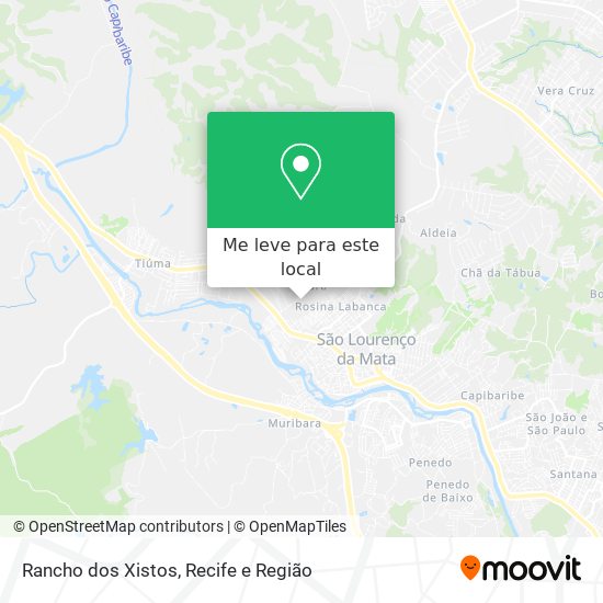 Rancho dos Xistos mapa