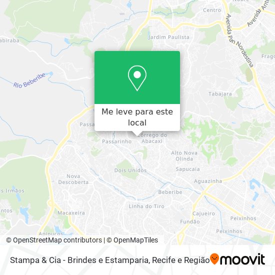 Stampa & Cia - Brindes e Estamparia mapa