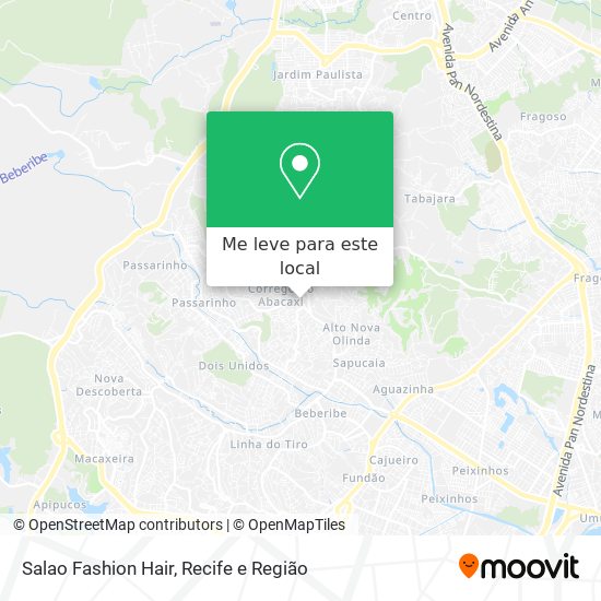 Salao Fashion Hair mapa