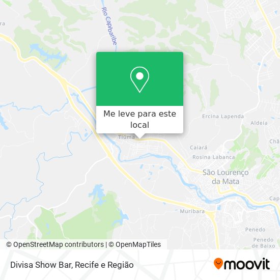 Divisa Show Bar mapa