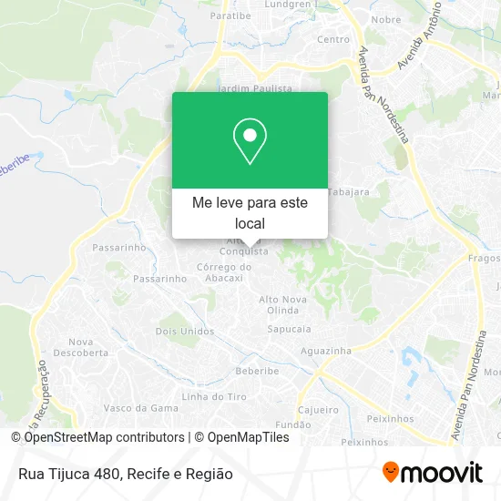 Rua Tijuca 480 mapa