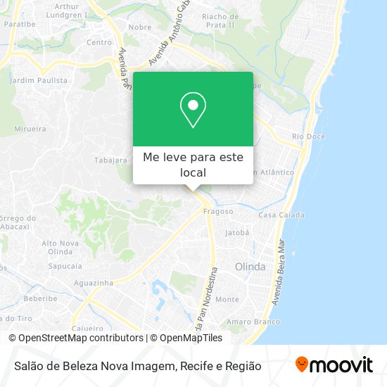 Salão de Beleza Nova Imagem mapa