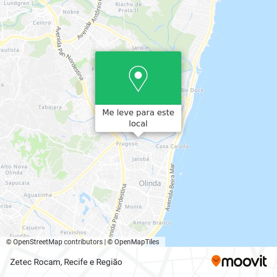 Zetec Rocam mapa