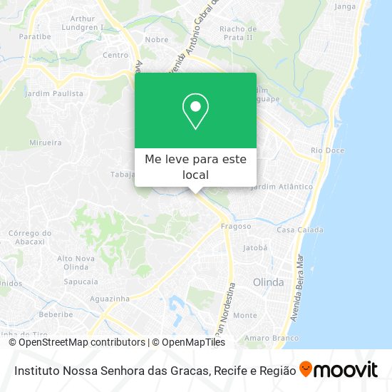 Instituto Nossa Senhora das Gracas mapa