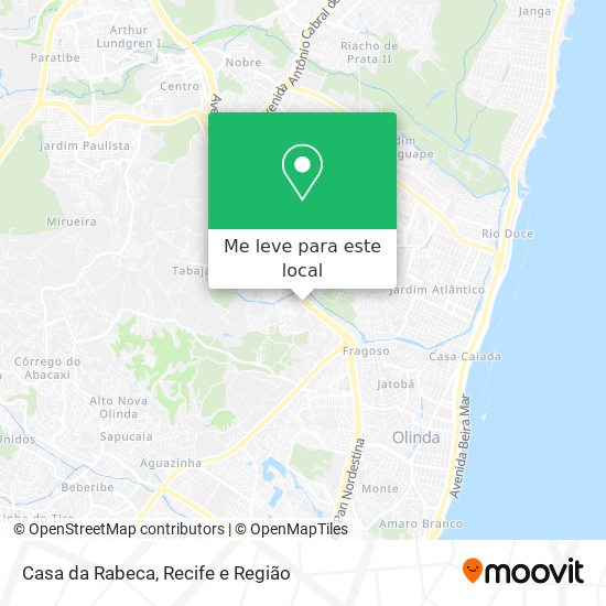 Casa da Rabeca mapa
