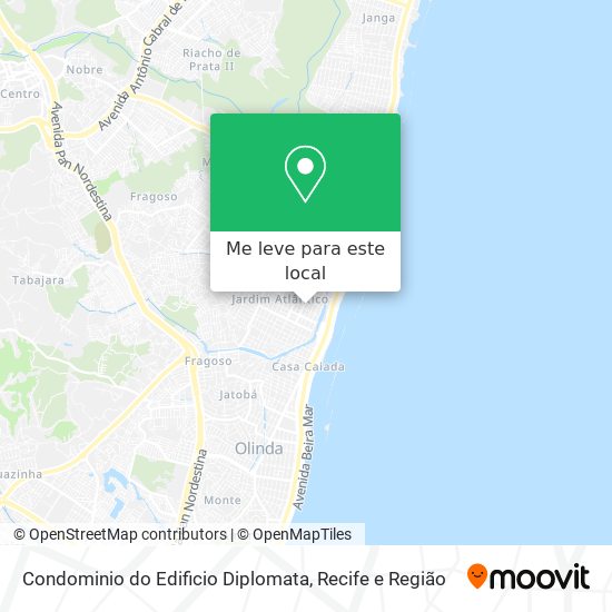 Condominio do Edificio Diplomata mapa