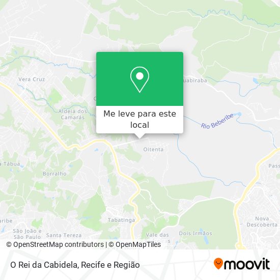 O Rei da Cabidela mapa