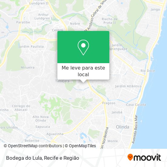 Bodega do Lula mapa