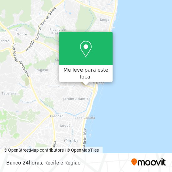 Banco 24horas mapa