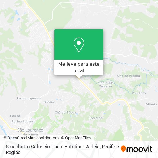 Smanhotto Cabeleireiros e Estética - Aldeia mapa