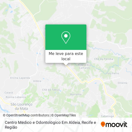 Centro Médico e Odontológico Em Aldeia mapa