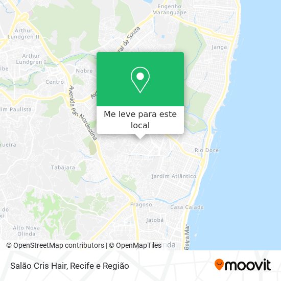 Salão Cris Hair mapa