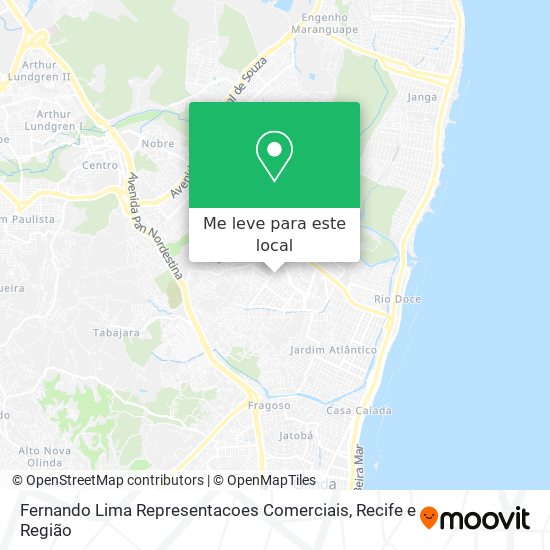 Fernando Lima Representacoes Comerciais mapa