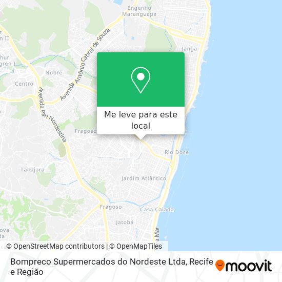 Bompreco Supermercados do Nordeste Ltda mapa