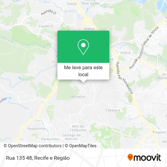 Rua 135 48 mapa