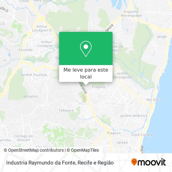 Industria Raymundo da Fonte mapa