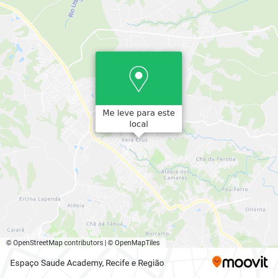 Espaço Saude Academy mapa