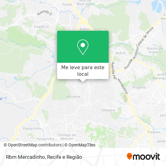 Rbm Mercadinho mapa
