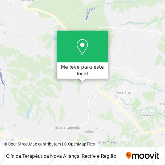 Clínica Terapêutica Nova Aliança mapa