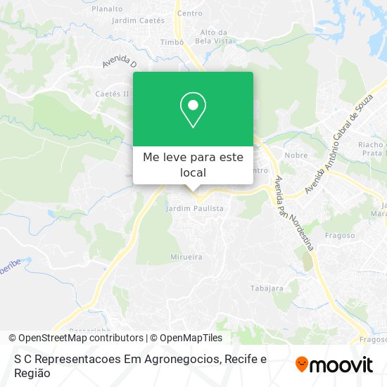 S C Representacoes Em Agronegocios mapa