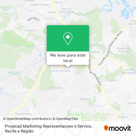 Projecad Marketing Representacoes e Servios mapa