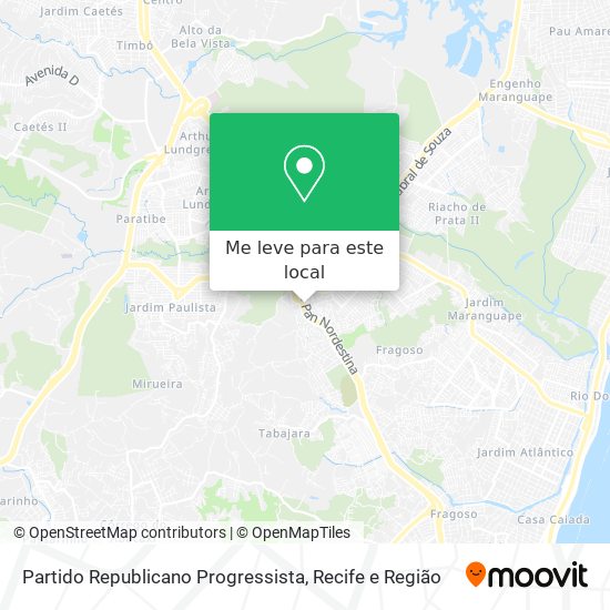 Partido Republicano Progressista mapa