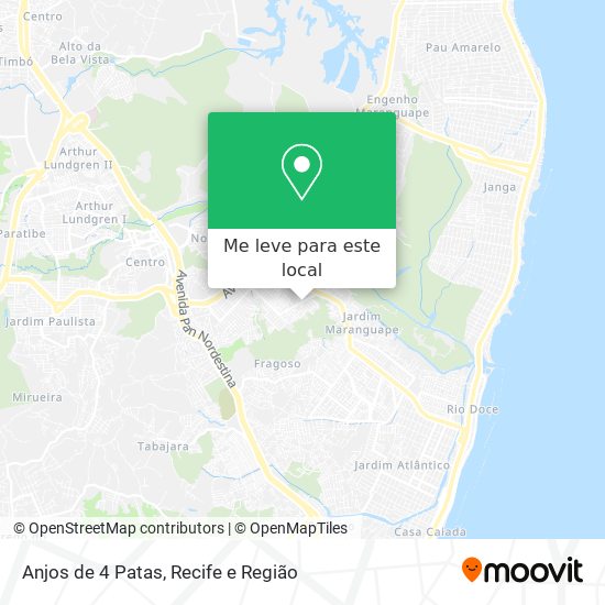 Anjos de 4 Patas mapa