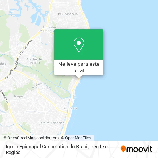 Igreja Episcopal Carismática do Brasil mapa
