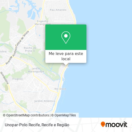 Unopar-Polo Recife mapa