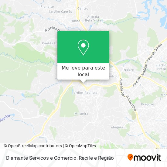 Diamante Servicos e Comercio mapa
