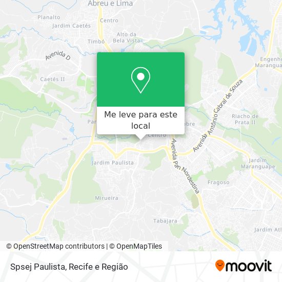 Spsej Paulista mapa