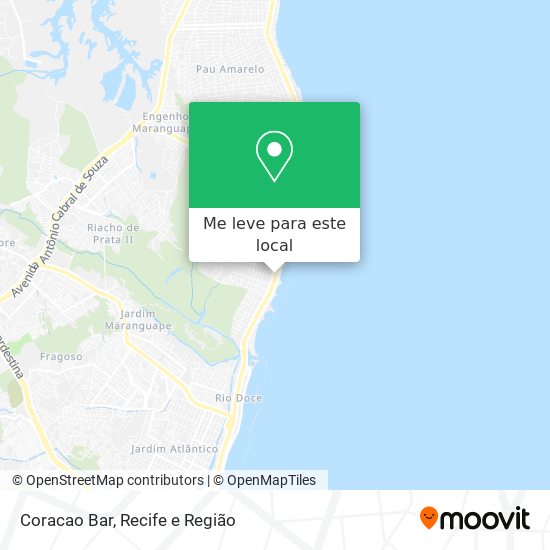 Coracao Bar mapa
