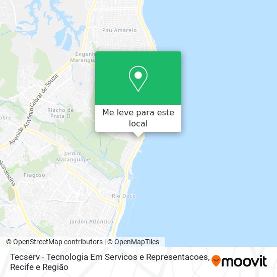 Tecserv - Tecnologia Em Servicos e Representacoes mapa