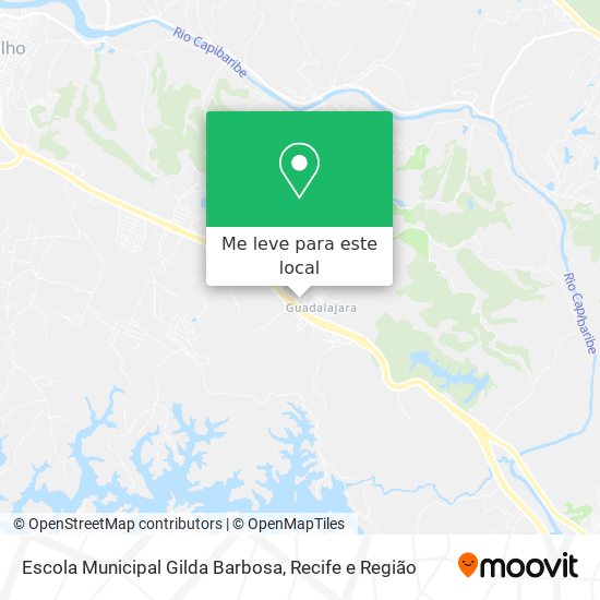 Escola Municipal Gilda Barbosa mapa
