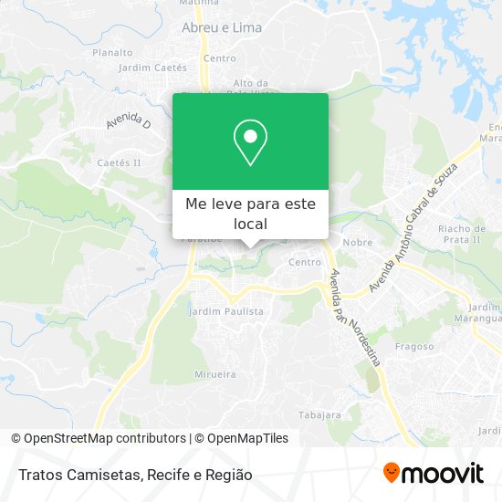 Tratos Camisetas mapa