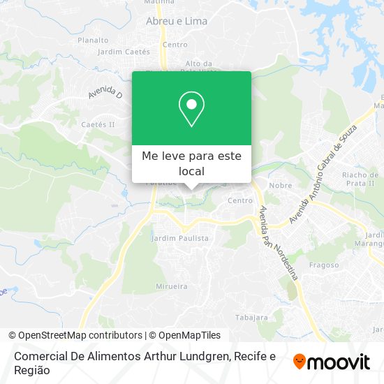 Comercial De Alimentos Arthur Lundgren mapa