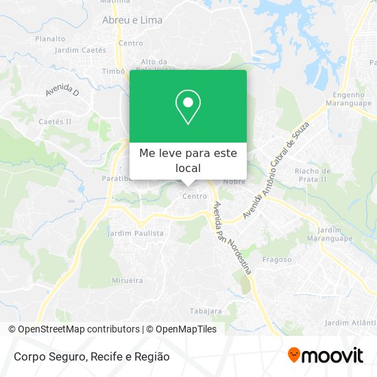 Corpo Seguro mapa