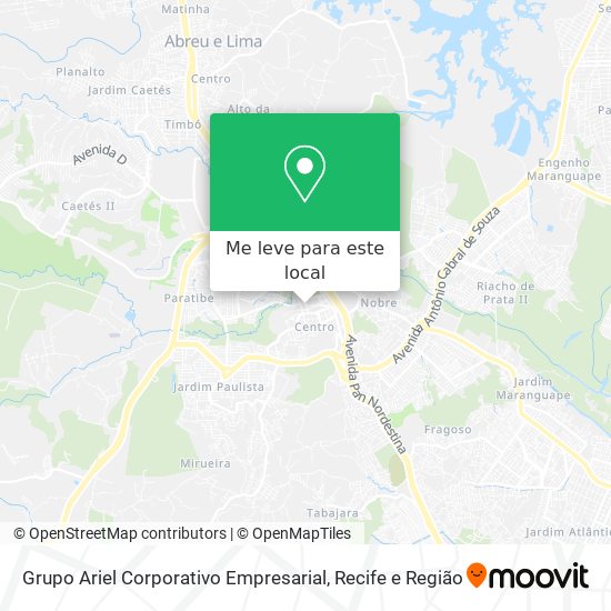 Grupo Ariel Corporativo Empresarial mapa