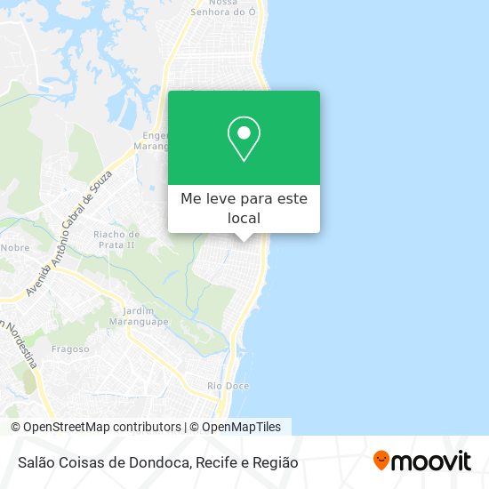 Salão Coisas de Dondoca mapa