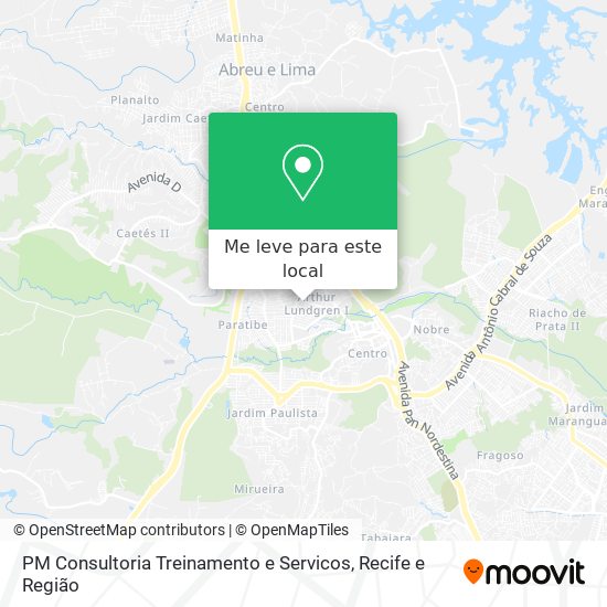 PM Consultoria Treinamento e Servicos mapa