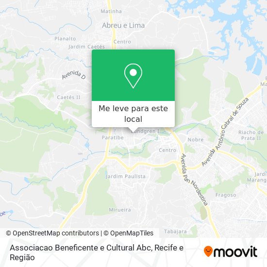 Associacao Beneficente e Cultural Abc mapa