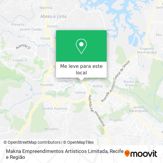 Makna Empreendimentos Artisticos Limitada mapa