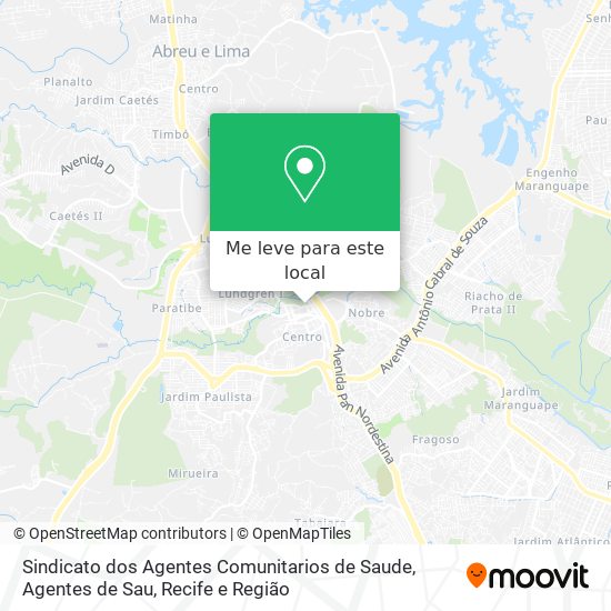 Sindicato dos Agentes Comunitarios de Saude, Agentes de Sau mapa