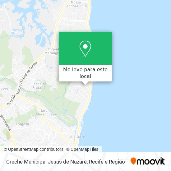 Creche Municipal Jesus de Nazaré mapa