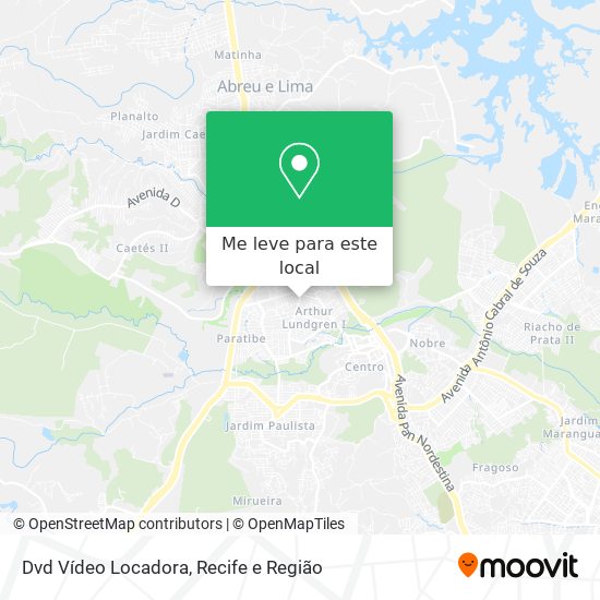 Dvd Vídeo Locadora mapa