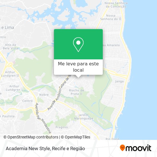 Academia New Style mapa