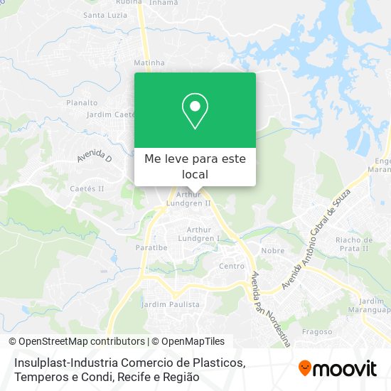 Insulplast-Industria Comercio de Plasticos, Temperos e Condi mapa