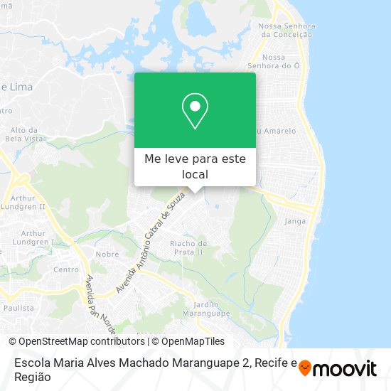Escola Maria Alves Machado Maranguape 2 mapa